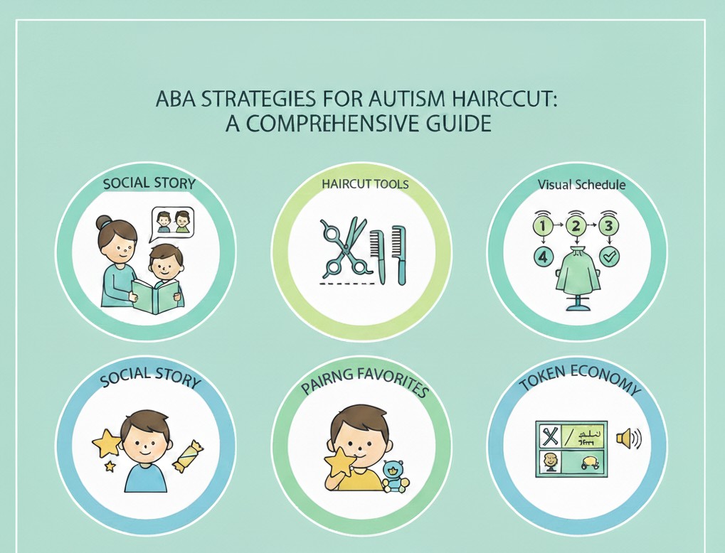 دليل-استراتيجيات-ABA-لتهيئة-أطفال-التوحد-لقص-الشعر