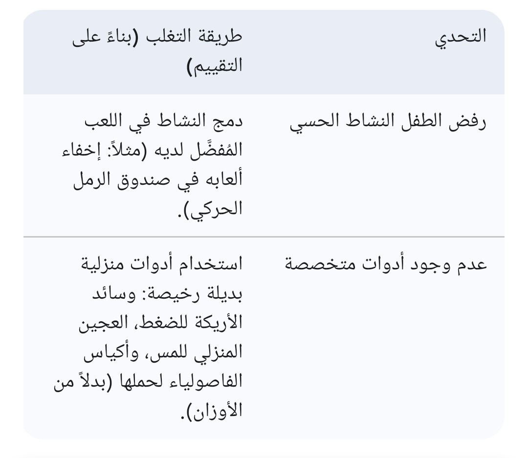 المعالجة الحسية 